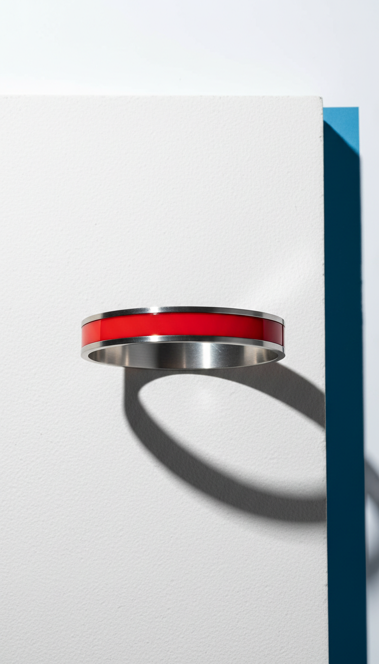 Signal Red Inlay Bracelet